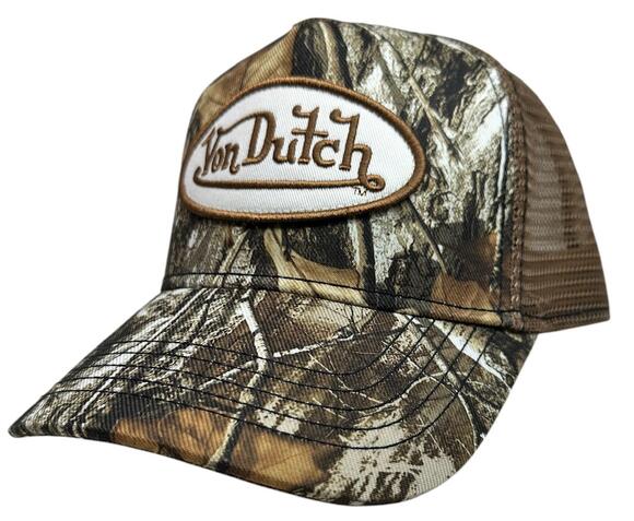 Von Dutch Other - Von Dutch Trucker Hat Realtree Brown Camo Snapback Cap